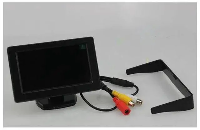 Alt view image 3 of 3 - 4.3Inch LCD Rearview Monitor Car Rear View Camera Reversing Parking System Kit Part Waterproof Night Vision Reversing Backup