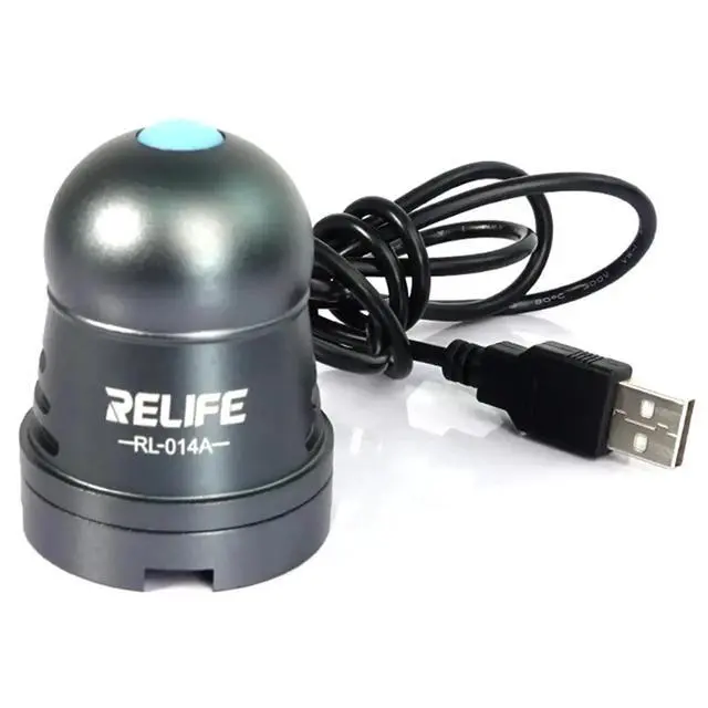 Alt view image 2 of 6 - RL-014A UV Curing Lights USB LED High Power T6 Curing Light Fast Adhesive Green Oil Phone Motherboard Repair Lamp