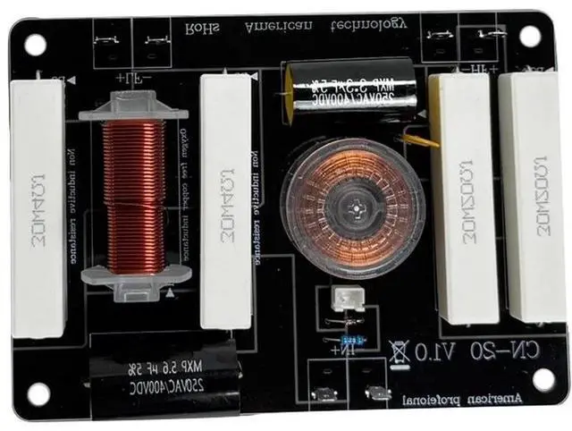 Main image of IDUD CN-20 Audio Crossover 450W 3000Hz 2-Way Speaker Crossover For 8-12 Inch Speakers 25- 44Mm Tweeter