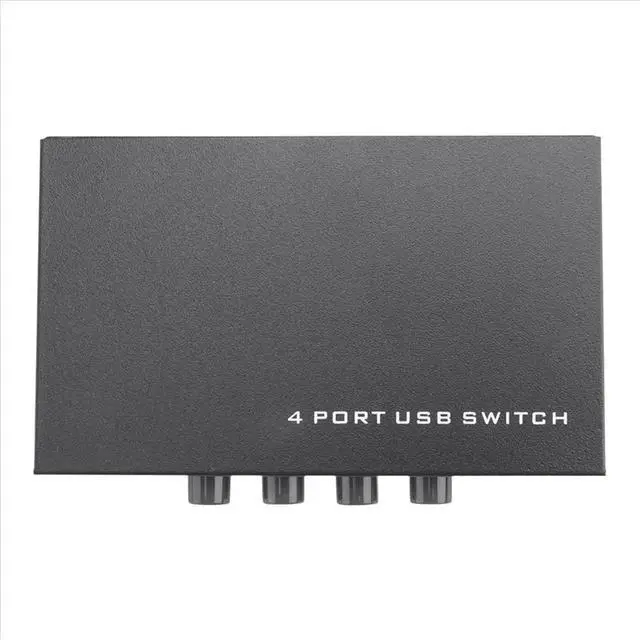 Alt view image 3 of 3 - est Mini 4 Ports USB Printer Sharing Share Switch Splitter Box Hub