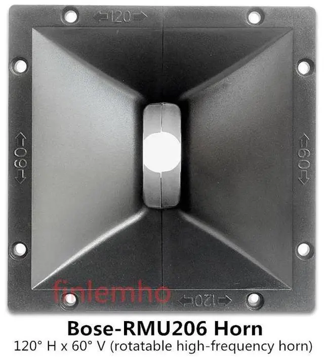 Main image of 1PC DJ Speaker Tweeter Horn 120°x60° RMU206 Speaker Waveguide For Public Address Professional Audio Mixer Console Home Theater