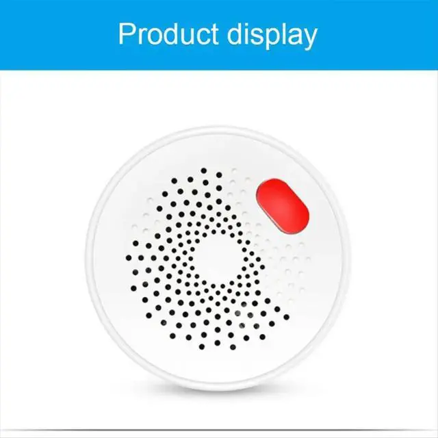 Alt view image 2 of 6 - Smart Gas Leakage Detector Highly Sensitive Combustible Gas Alarm LPG Natural Gas Sensor EU PLUG
