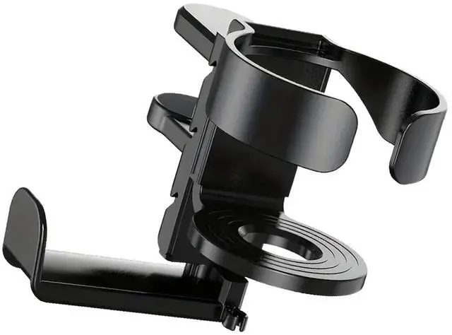 Alt view image 3 of 6 - 2 in 1 Desk Cup Holder Adjustable Non Slip Headphone Holder Desk Accessories Clip on Arm Clamp Stand
