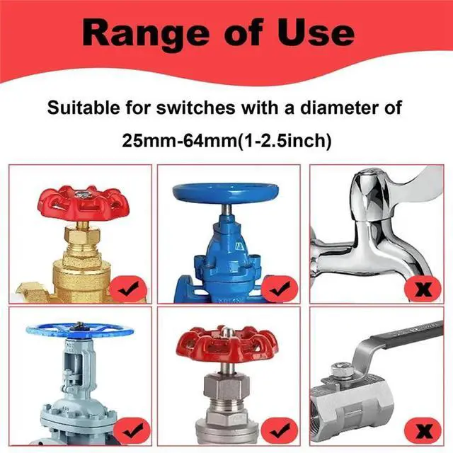 Main image of 2Pack Gate Valve Lockout Device With Coded Lock For 1 To 2-1/2In Gate Valve Handles Gate Valve Lockout Water Spigot Lock-AAAE