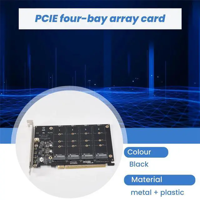 Main image of HOT PH44 NVME 4-Disk Array Card PCIE Signal Split Array Card