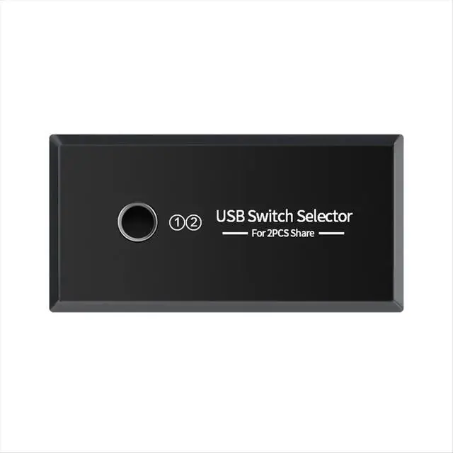 Alt view image 2 of 6 - 2 Inputs 4 Outputs USB Switch Adapter USB Shared Switcher for PC Laptop Keyboard Mouse Printer USB Switch Controller 2.0