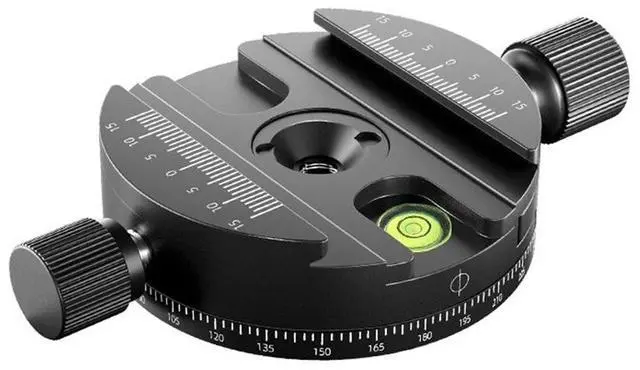 Main image of Panoramic Rotating Quick Release Plate Clamp Tripod Gimbal Universal Clamp SLR Camera Photography Quick Release Base