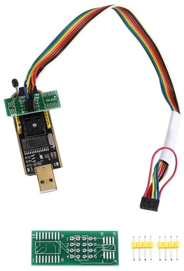 Alt view image 2 of 3 - For Motherboard BIOS Programmer Disassembly Free Chip Jspi1 Online Burning Line Brush Machine Brick Saving Line