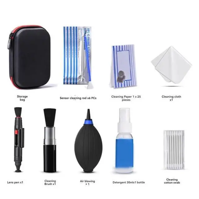 Alt view image 3 of 3 - 9PCS Camera Cleaner Kit DSLR Lens Digital Camera Cleaning Set For SLR DV Cameras Clean Kit-AAAE