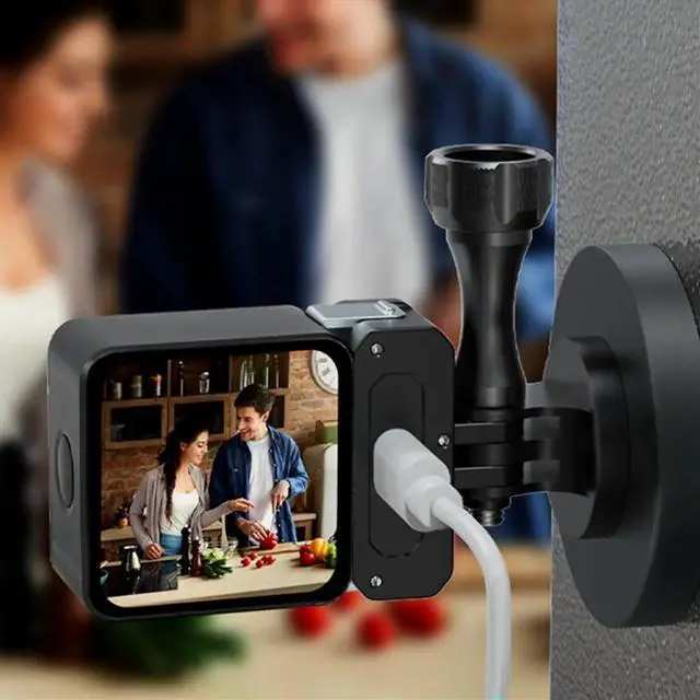 Alt view image 2 of 3 - Magnetic Magnet Car Motorcycle Suction Cup Tripod Adapter Mount for DSLR Camera Camcorder Phone Stand Base