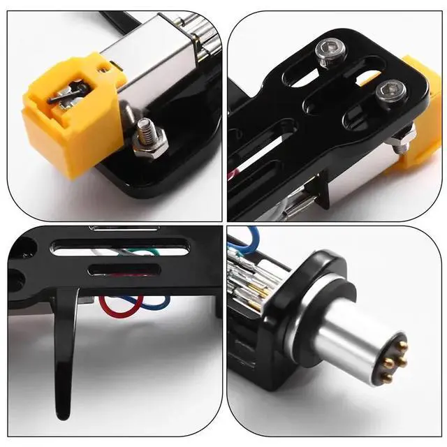 Alt view image 2 of 6 - IDUD AT3600L Cartridge Stylus Headshell Mount Kit For Vinyl Record Player Turntable Phonograph Platenspeler Platter Y