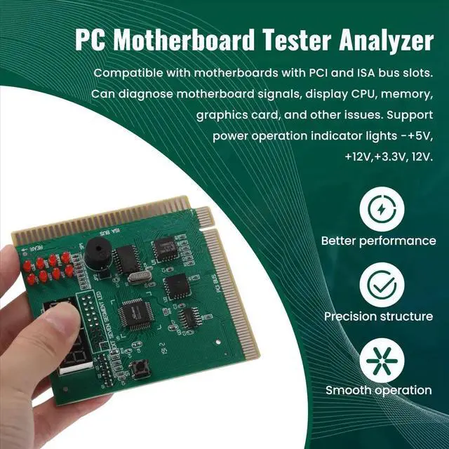 Main image of Diagnostic PCI 4-Digit Card PC Motherboard Post Checker Tester Analyzer Laptop