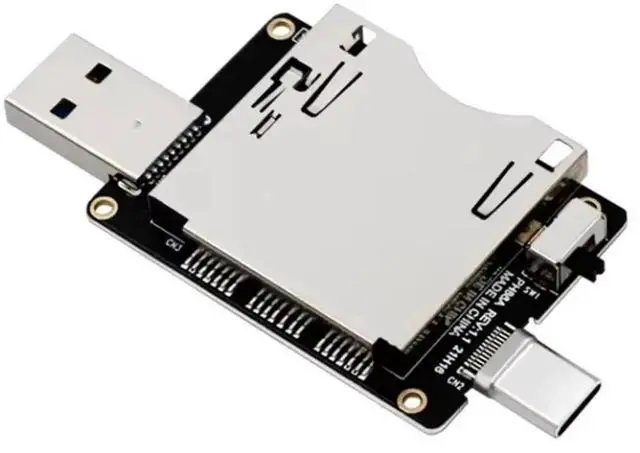 Alt view image 3 of 3 - CFexpress Card Reader USB 3.0 Type A/USB3.1 Type C 10Gbps to Express Riser Adapter for Express Type B Memory