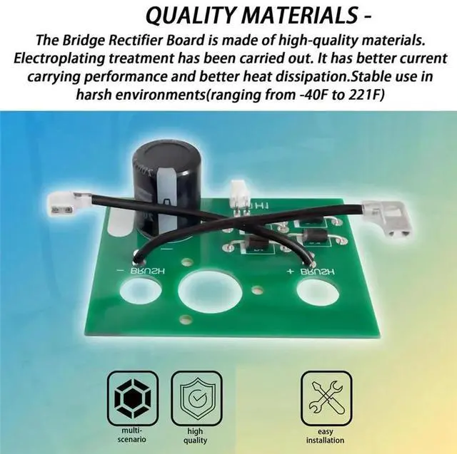 Main image of Bridge Rectifier Generator Rectifier Board Replaces Rectifier Compatible Withgenerator Rectifier Board 0063525-AAAE