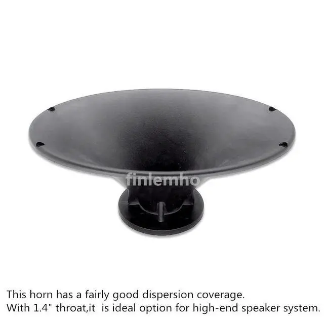 Alt view image 2 of 6 - 1PC DJ Speaker Tweeter Horn 1.4" Throat Oval Waveguide 80° x 50° For Car HiFi Professional Audio Mixer Console Home Theater
