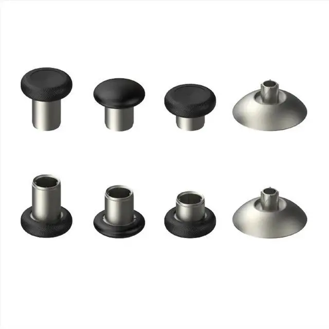 Alt view image 2 of 3 - 8 PACK Metal Magnetic Thumbsticks Analog Joysticks for / ONE//S Controller Silver
