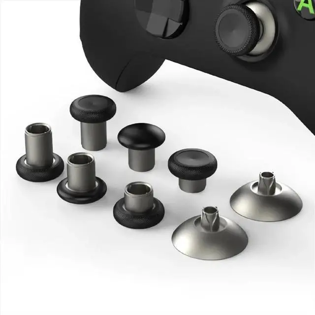Alt view image 3 of 3 - 8 PACK Metal Magnetic Thumbsticks Analog Joysticks for / ONE//S Controller Silver