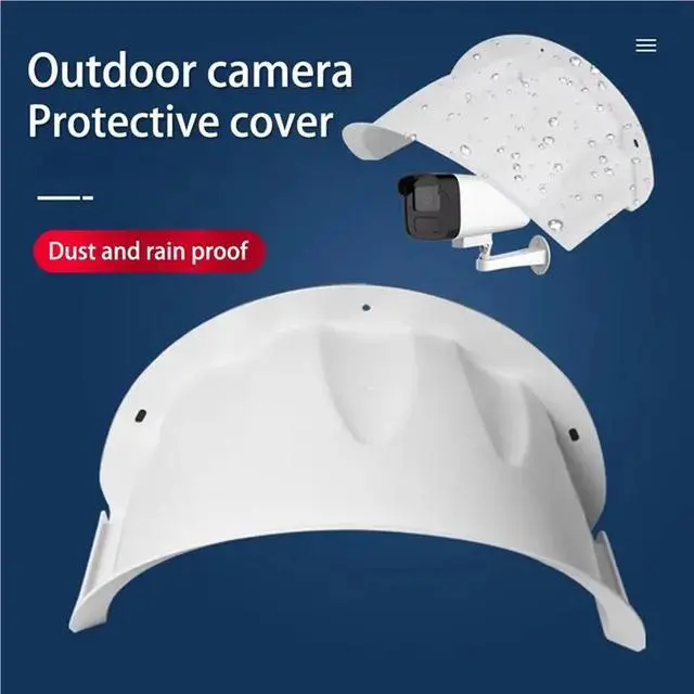 Alt view image 2 of 6 - 2X Protective Covers Waterproof Rainproof Cover CCTV Turret Dome Cameras Protection Box Security Camera Protection Case