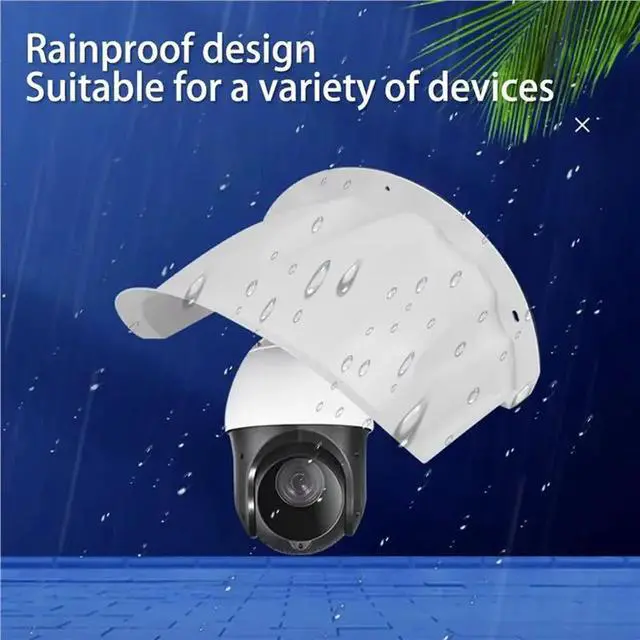 Alt view image 3 of 6 - 2X Protective Covers Waterproof Rainproof Cover CCTV Turret Dome Cameras Protection Box Security Camera Protection Case