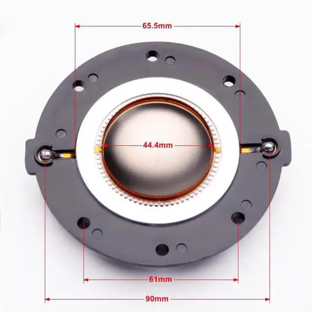 Alt view image 2 of 4 - 1PC Tweeter Speaker Vioce Coil 44.4mm Titanium Diaphragm Repair Kit 8 Ohm For Treble Horn Professional Audio