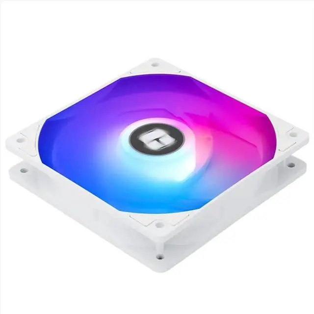 Main image of TL-C12CW-S Chassis Fan 12cm 4Pin PWM ARGB Colorful Fan (Turning in the Reverse Clockwise Stepping) White