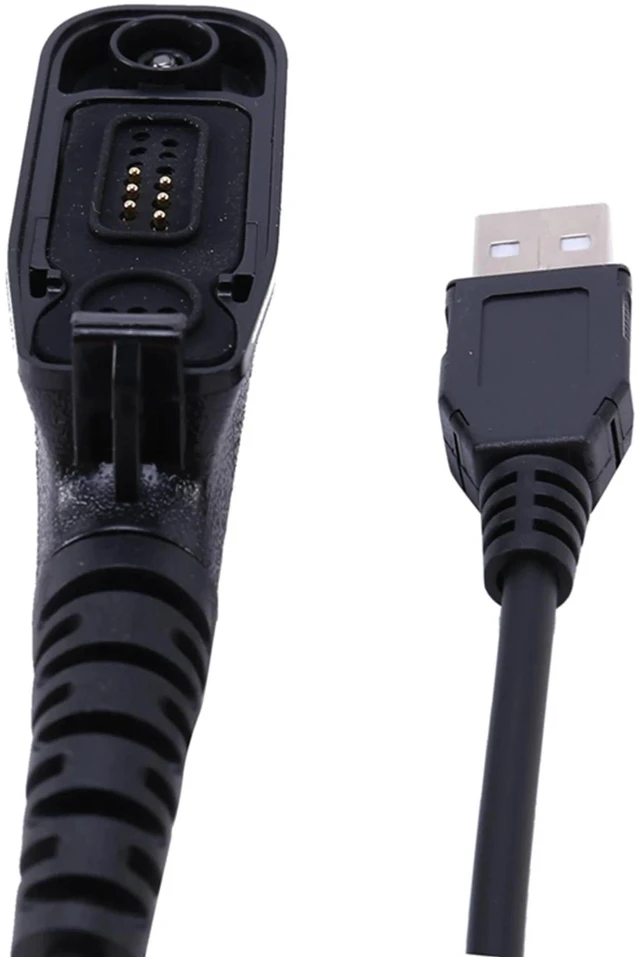 Main image of USB Programming Cable Cord Lead For Radio XPR XIR DP DGP APX Series Walkie Talkie L Type Plug