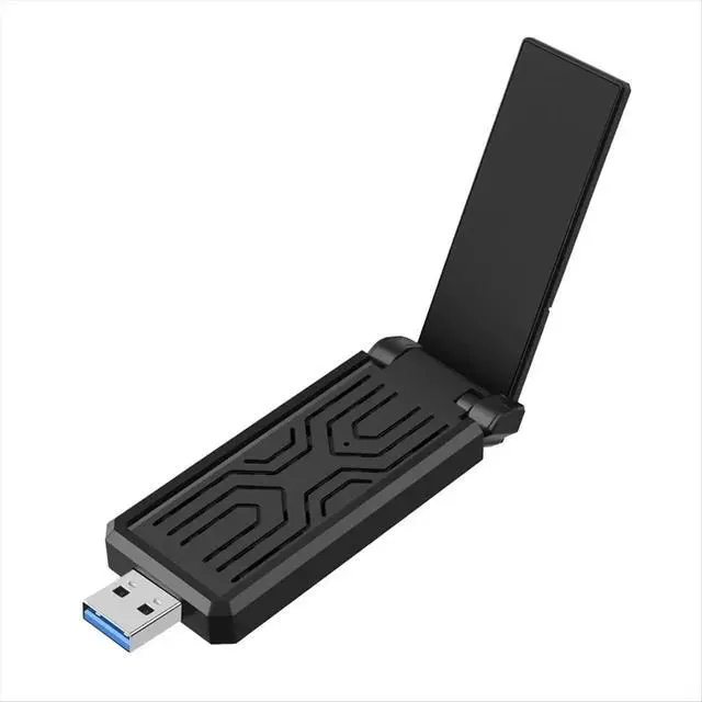 Alt view image 2 of 6 - AX5400 Adapter USB Network Card 6e Tri-Band Dongle for Pc Desktops Laptop 10 11 Driver Free