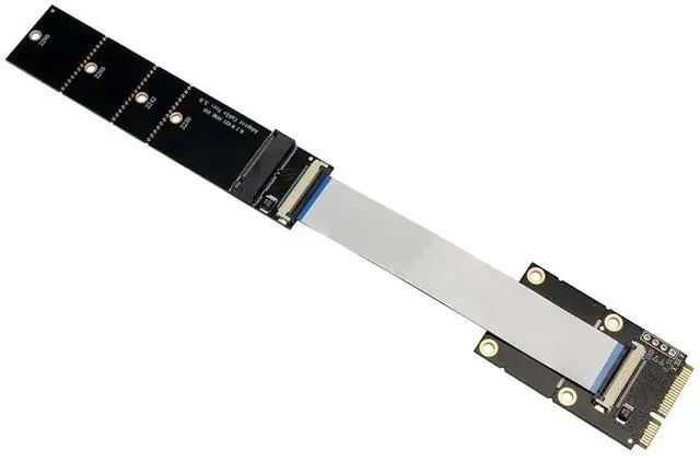 Main image of MINI PCIE to M.2 NVMe Extension Cable MINI PCI-E Card to M.2 NVME SSD Adapter Card for 2230 2242 2260 2280 SSD