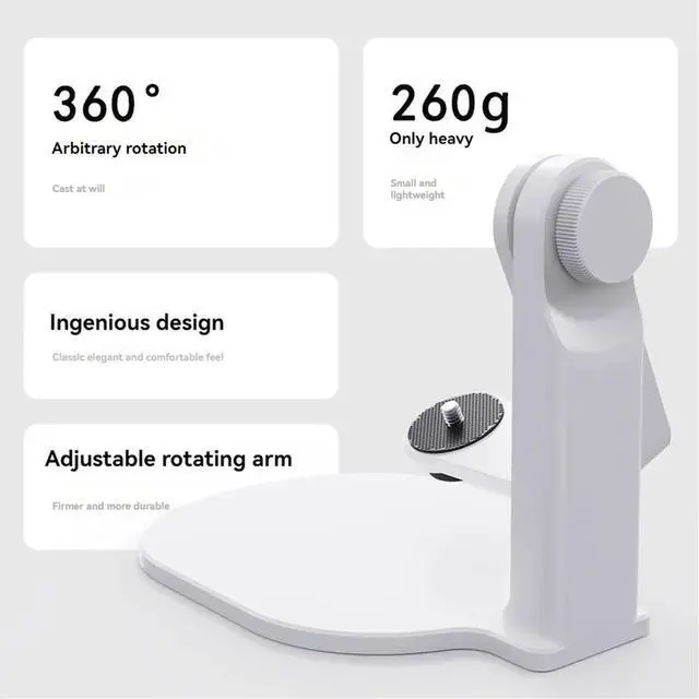 Main image of Desktop Projector Stand with 360 Degree Rotateing 1/4In Mount Adjustable for Home and Offices Projector Holder A
