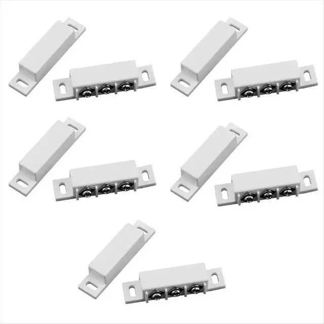 Alt view image 2 of 6 - 10pcs Magnetic Switch Door Window Security Alarm System Normally NC NO Contact Switches for Enhanced B