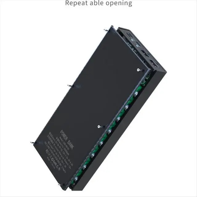 Alt view image 3 of 3 - Quick Charge Detachable Power Bank Case DIY Shell 8x No Welding Storage Box Without Normal