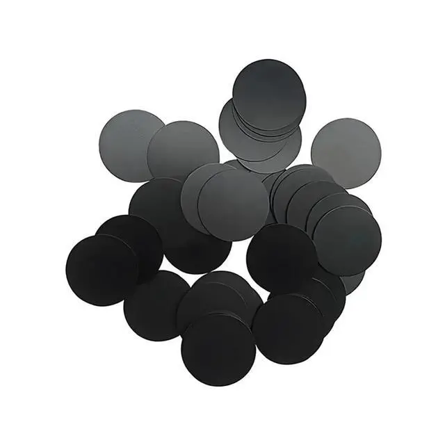Alt view image 3 of 3 - 50pcs NFC Tags Black NTAG215 NFC 215 Tags NFC Coins Cards Black NFC Stickers Round 13.56MHz NFC Chip with Adhesive Back