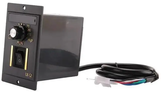 Alt view image 3 of 6 - AC 220V 50Hz 15-400W Motor Speed Controller Digital Adjustable Stepless Motor Speed Controller 0-1450Rpm