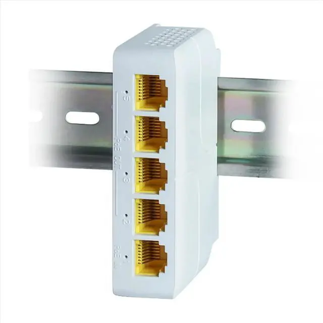 Main image of 5 Port 1000Mbps POE Extender Network Switch Repeater Support IEEE802.3af/At/Bt 100m for POE Switch NVR IPC