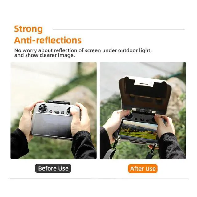Alt view image 2 of 3 - For RC2 Remote Control Storage Box Sunhood Sunshade Cover Screen Protector Shell