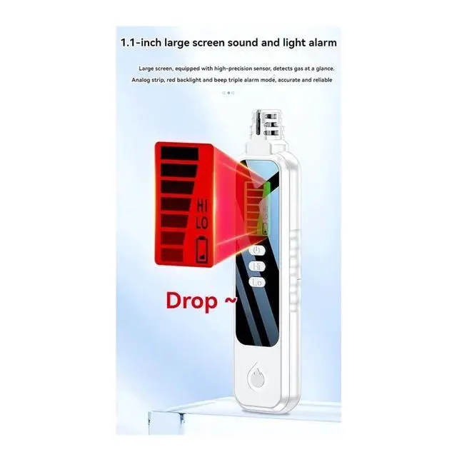 Alt view image 2 of 6 - Gas Leak Detector Nature Gas Detectors Methane Hexane Propane Sniffer For Home/Outdoor