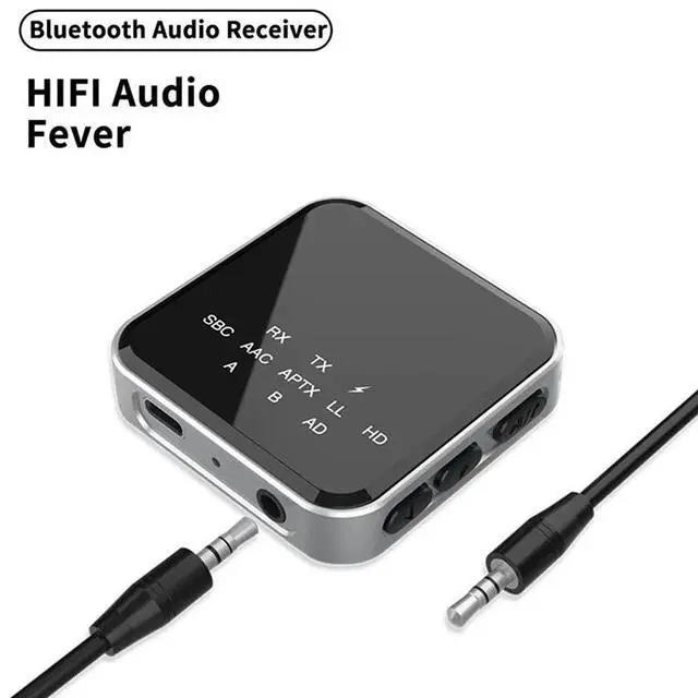 Alt view image 3 of 6 - 2 in 1 HiFi Bluetooth 5.2 HD Transmitter Receiver 3.5mm AUX Optical Adapter for Car TV Stereo System