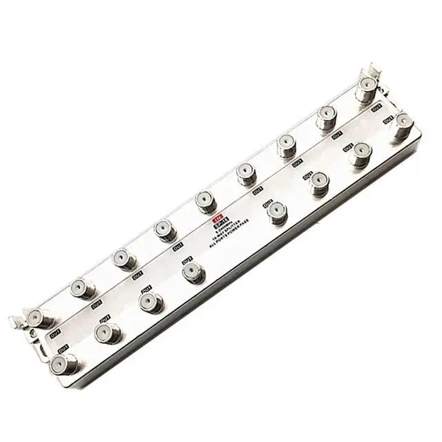 Alt view image 2 of 6 - 5-2400 MHz 16 Way Out Cable TV Splitter Signal Booster Distribution for Signal Mixer Satellite TV Splitter