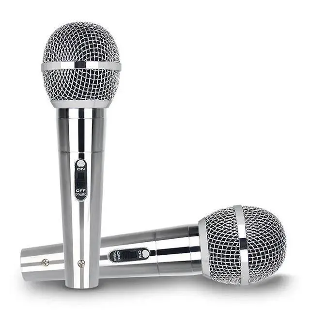 Alt view image 2 of 3 - Microphone Handheld Wired Metal Dynamic Microphone Clear Voice Mic For Vocal Music Performance