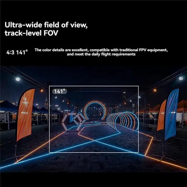Main image of Air Camera 600TVL CMOS Sensor 4:3 141° FOV FPV Camera for Racing Freestyle