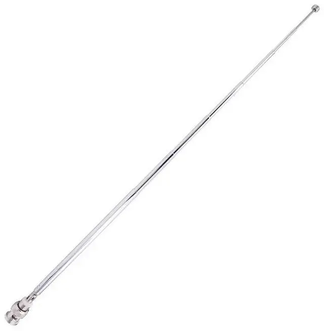Alt view image 3 of 3 - (10 Pack) BNC Radio Antenna With BNC Male Plug Jack Connector Adapter Telescopic Stainless Steel VHF UHF BNC Ante