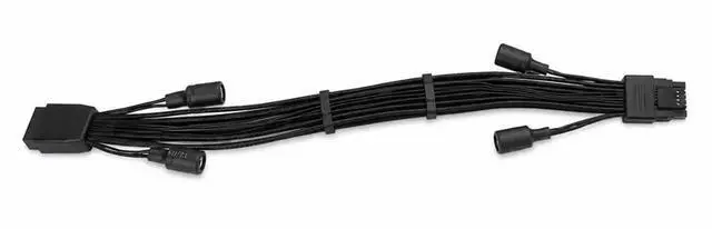 Main image of Graphics Card GPU 12VHPWR 16PIN(12+4) Power Extention Cable with 4 Capacitor Filter Reduce Graphics Card Squeal