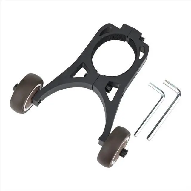Alt view image 3 of 6 - Handstand Auxiliary Wheel Bracket Folding Bracket Wheel for M365 1S Pro F40 F30 F25