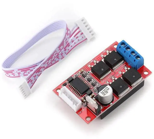Alt view image 3 of 3 - High-Power DC Motor Driver Board H-Bridge PWM Motor Controller Module 450W DC 12V/24V/36V Reversing Brake