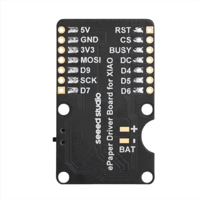 Main image of EPaper Driver Board for XIAO 24-Pin FPC Connector, Built-in Charging IC,JST 2-Pin BAT Connector