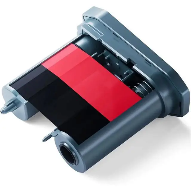 Alt view image 3 of 3 - Compatible Labeling Ribbon for M2 Thermal Transfer Label Printer, 24 Meters, Clear Long-Lasting Print Color Red/Black