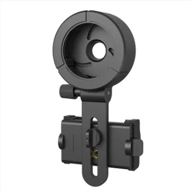 Alt view image 2 of 3 - Upgrade Universal Cell Phone Adapter Bracket Clip Mount Rotary Clamp for Binocular Monocular Telescope