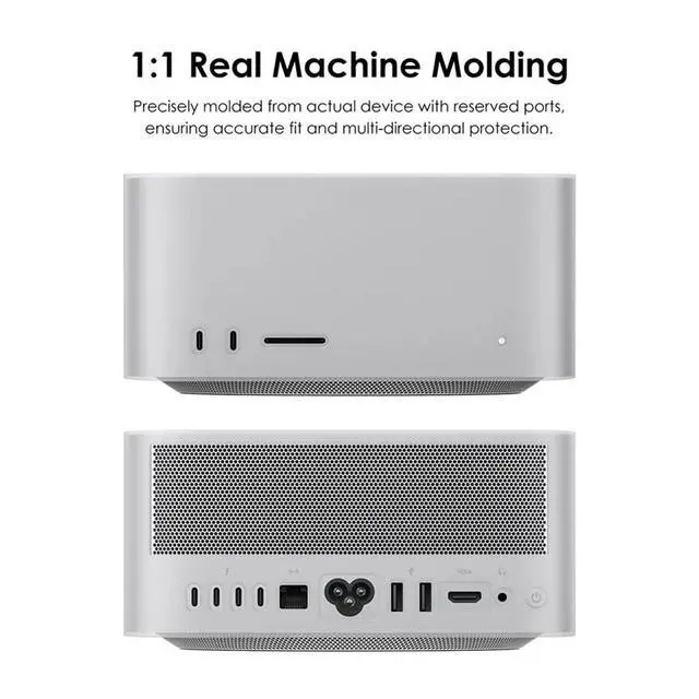 Main image of Silicone Case For Mac Studio 2025 Anti Scratch Soft Skin Waterproof Silicone Protective Case For Mac Studio-AAAE