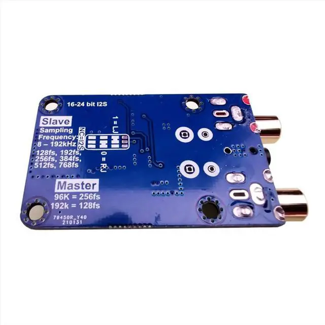 Main image of I2S ADC Audio I2S Acquisition Card Module Master/Slave Mode 24Bit 192K 96K 48K Multi-Functional Development Board