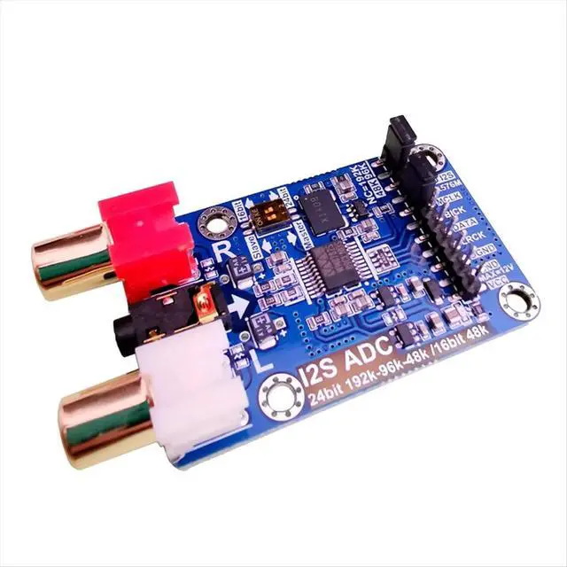 Alt view image 2 of 3 - I2S ADC Audio I2S Acquisition Card Module Master/Slave Mode 24Bit 192K 96K 48K Multi-Functional Development Board